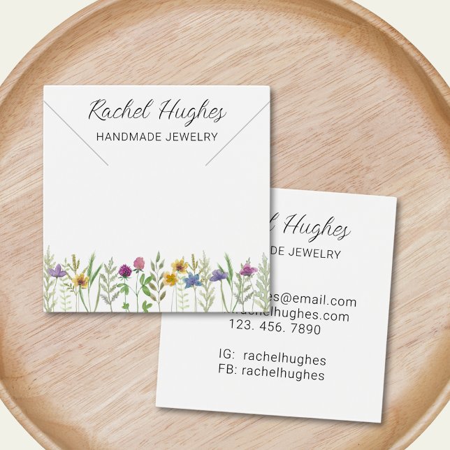 Necklace Jewelry Floral Display Card (Creator Uploaded)