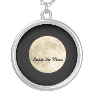 Necklace- Lasso the Moon Silver Plated Necklace