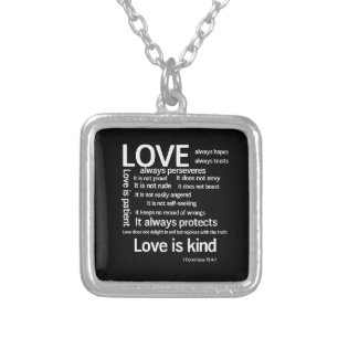Necklace - Love is Patient Random WB