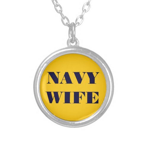 Necklace Navy Wife