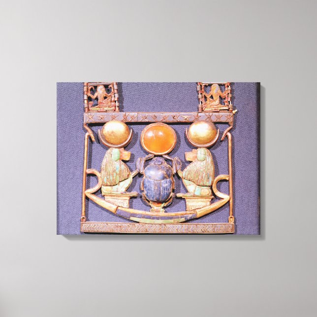 Necklace of Rising Sun, from tomb of Canvas Print (Front)