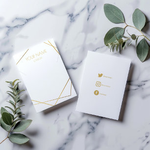 Necklace or bracelet social icons display card