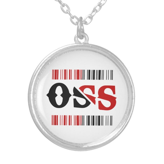 Necklace oss - To glue jiu-jitsu (Front)