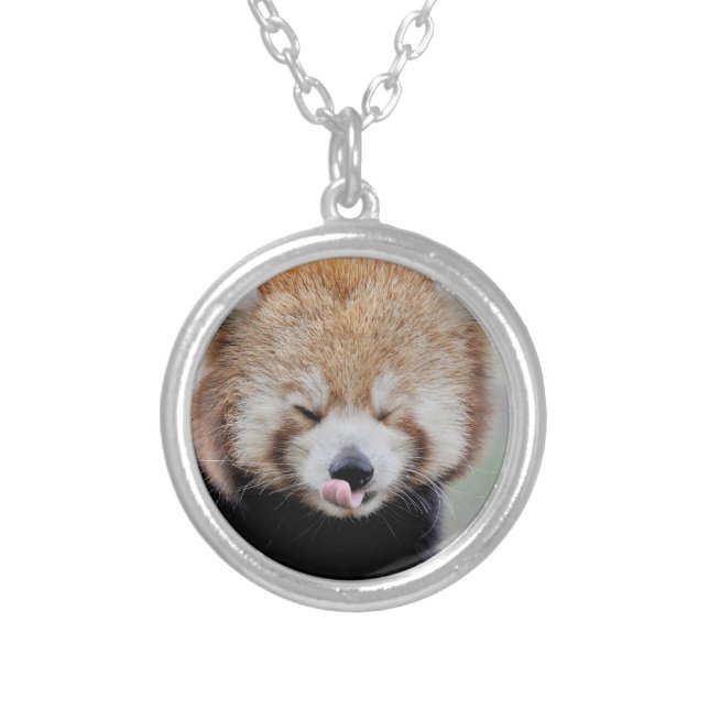 Necklace Photo red panda , animals 0408. (Front)