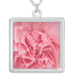 Necklace Pink Carnation Close Up