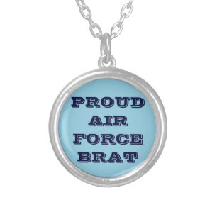 Necklace Proud Air Force Brat