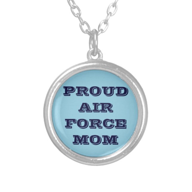 Necklace Proud Air Force Mom (Front)