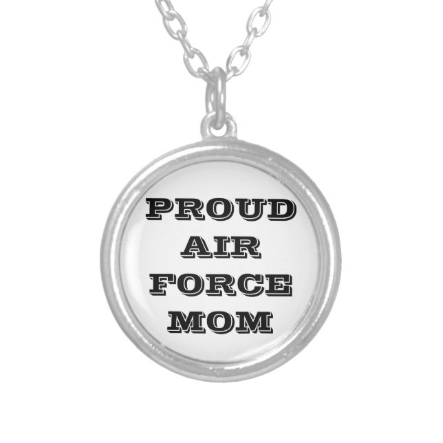 Necklace Proud Air Force Mom (Front)