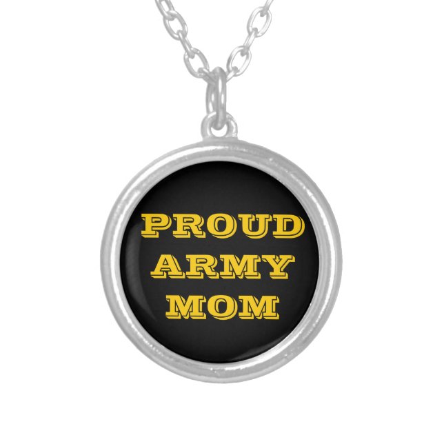 Necklace Proud Army Mom (Front)