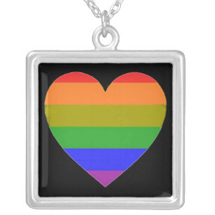 Necklace Rainbow Heart