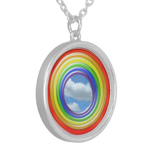 Necklace _ Rainbow Rings and Sky