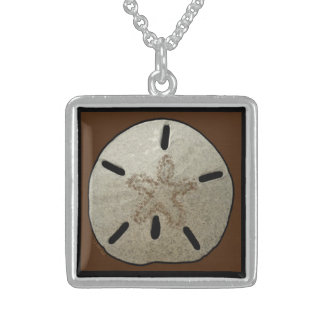 Necklace: Sand Dollar, Peace, Love Sterling Silver Necklace