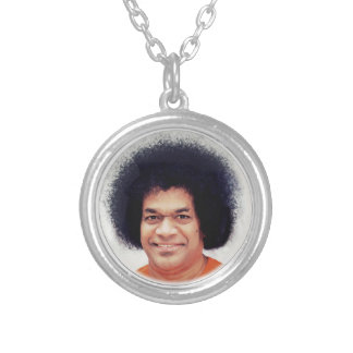 Necklace Silver Plated Sathya Sai Baba