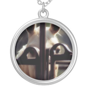 Necklace Sterling Silver Custom Color Printing 18"