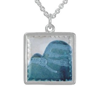 Necklace Vintage 1985 Mt Tamalpais Ceramic Design