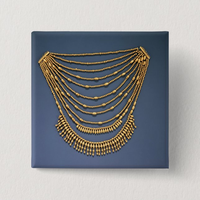 Necklace with bells button (Front)