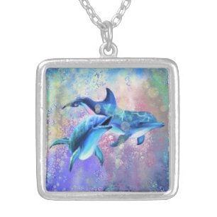 Necklace with Dolphins