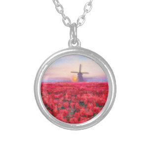 Necklace with Dutch Landscape