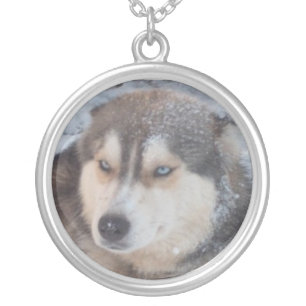 Necklace with Husky