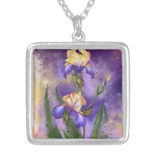 Necklace with Irises