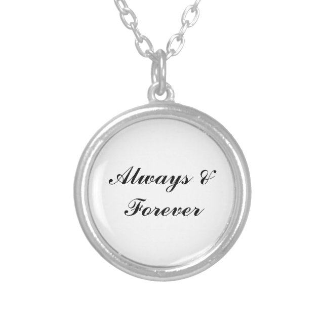 Necklace with Quote (Front)