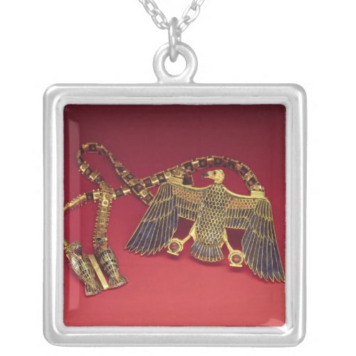 Necklace with vulture pendant