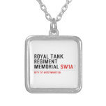 royal tank regiment memorial  Necklaces