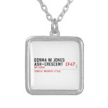 Donna M Jones Ash~Crescent   Necklaces