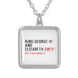 king george vi and elizabeth  Necklaces