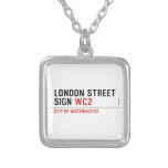 LONDON STREET SIGN  Necklaces