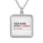 Your Name Street  Necklaces