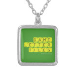 Game Letter Tiles  Necklaces