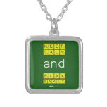 KEEP
 CALM
 and
 PLAY
 GAMES  Necklaces