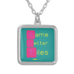 Game
 Letter
 Tiles  Necklaces