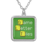 Game Letter Tiles  Necklaces