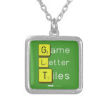 Game Letter Tiles  Necklaces