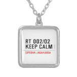 RT 002/02 KEEP CALM  Necklaces