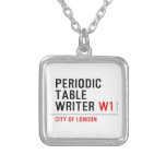 Periodic Table Writer  Necklaces