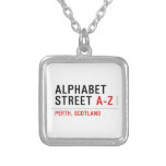 Alphabet  Street  Necklaces
