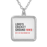 LORD'S CRICKET GROUND  Necklaces