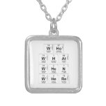 Who
 WHat
 When
 Where  Necklaces