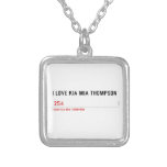 I LOVE KIA MIA THOMPSON    Necklaces