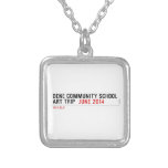 Dene community school art trip   Necklaces