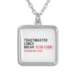 Toastmaster Lunch break  Necklaces