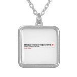 Designated Shitting Street  Necklaces