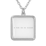 Be calm and do science  Necklaces