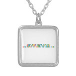 Never gonna give you up
 Never gonna let you down
 Never gonna run around and desert you  Necklaces