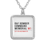 raf bomber command memorial  Necklaces