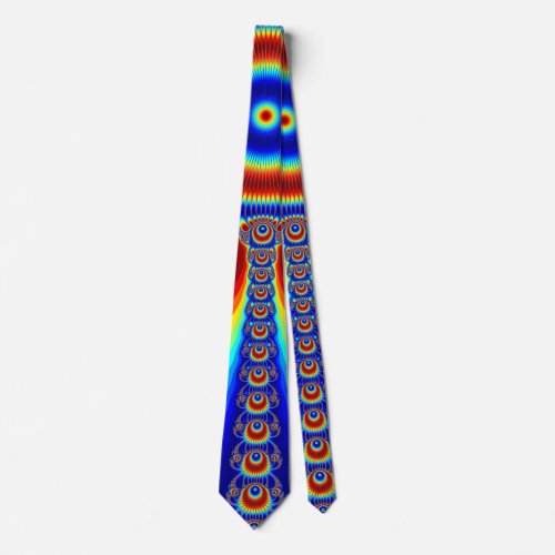 Necktie with fractal pattern