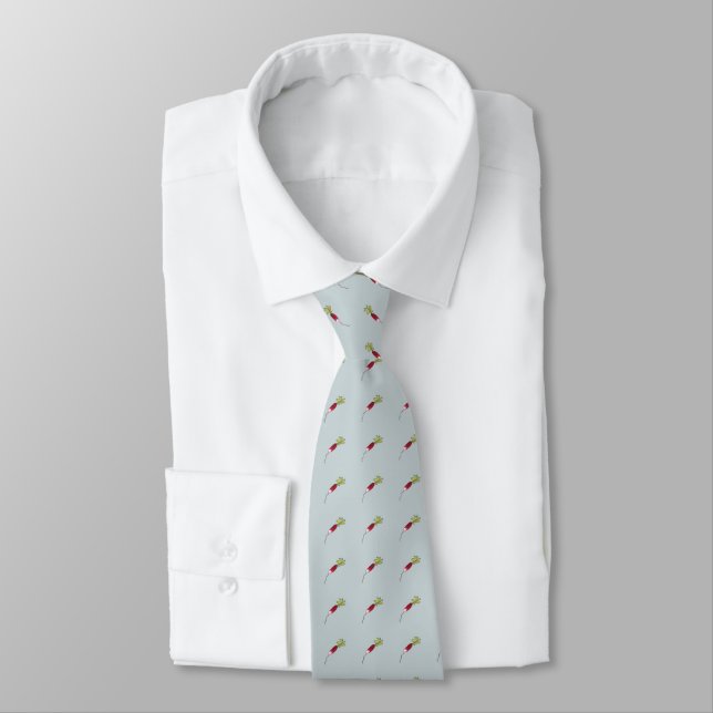 Necktie with French Radish (Tied)